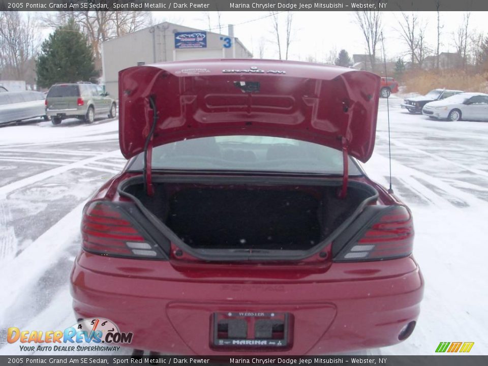 2005 Pontiac Grand Am SE Sedan Sport Red Metallic / Dark Pewter Photo #17