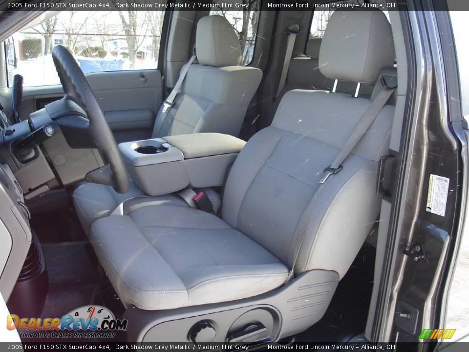 2005 Ford F150 STX SuperCab 4x4 Dark Shadow Grey Metallic / Medium Flint Grey Photo #16