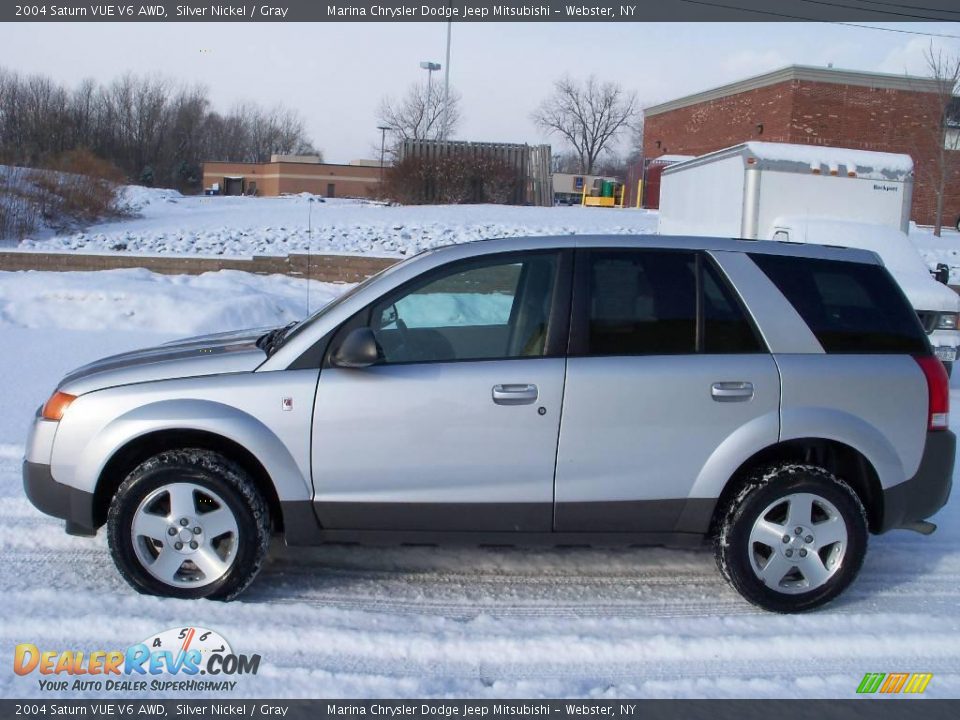 2004 Saturn VUE V6 AWD Silver Nickel / Gray Photo #6