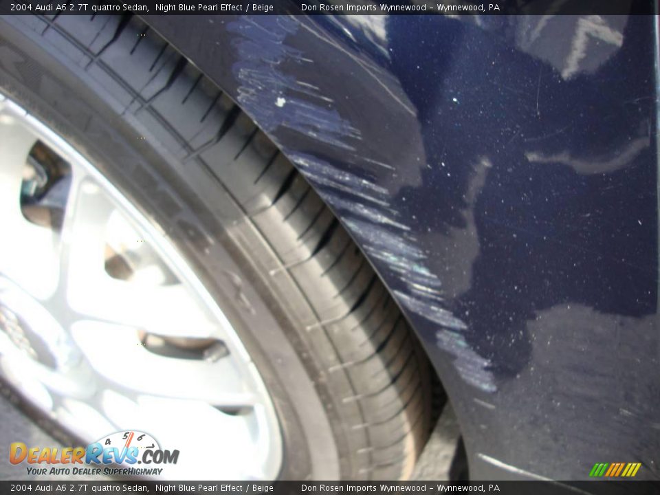 2004 Audi A6 2.7T quattro Sedan Night Blue Pearl Effect / Beige Photo #24