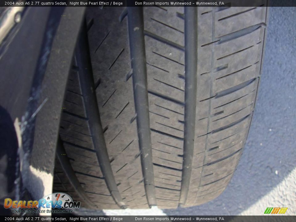 2004 Audi A6 2.7T quattro Sedan Night Blue Pearl Effect / Beige Photo #32