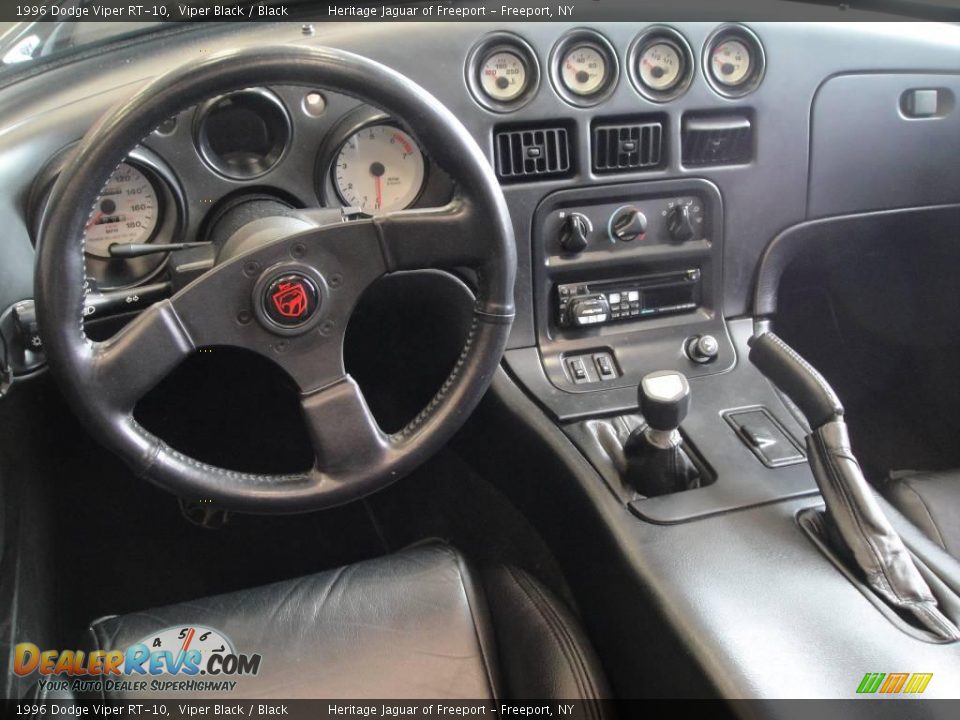 1996 Dodge Viper RT-10 Viper Black / Black Photo #12