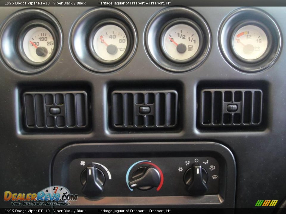 1996 Dodge Viper RT-10 Viper Black / Black Photo #17
