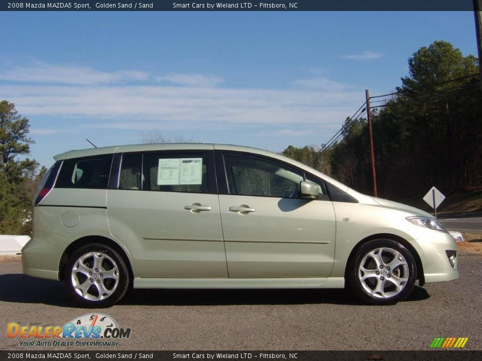 2008 Mazda MAZDA5 Sport Golden Sand / Sand Photo #1