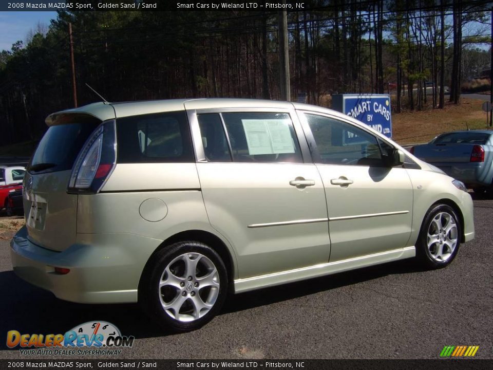 2008 Mazda MAZDA5 Sport Golden Sand / Sand Photo #4