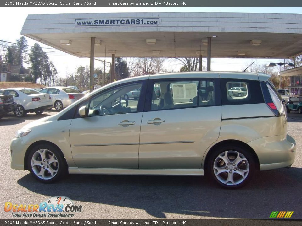 2008 Mazda MAZDA5 Sport Golden Sand / Sand Photo #7