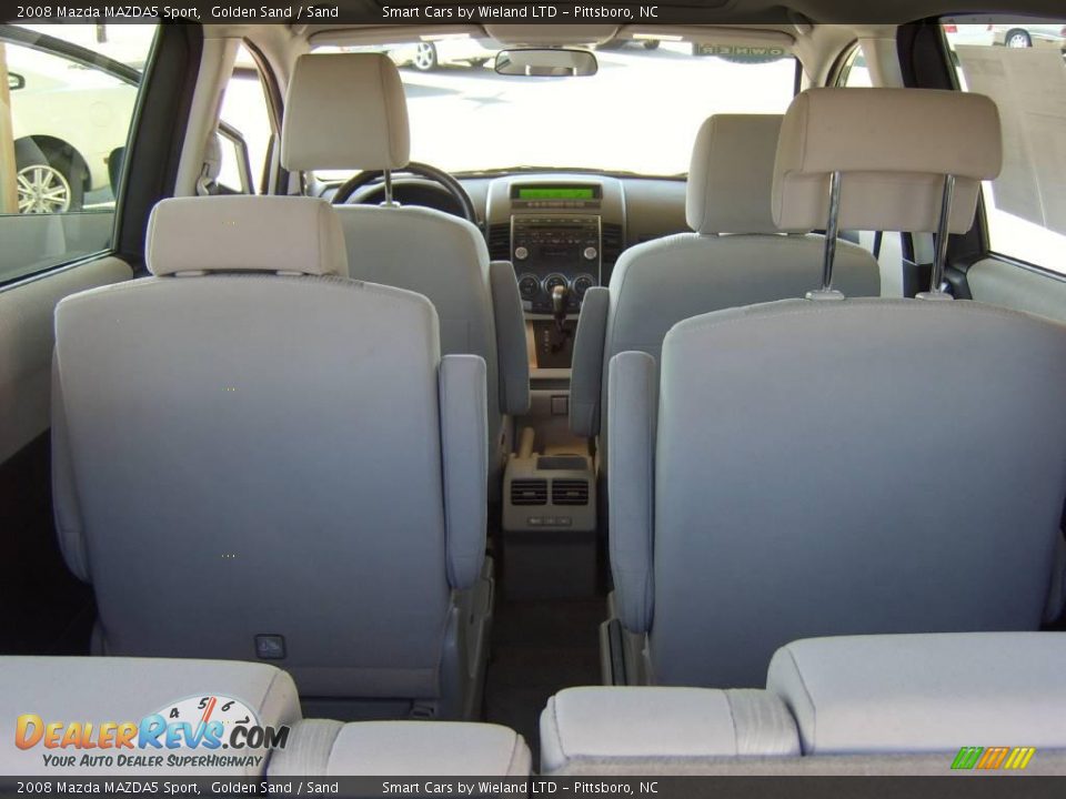 2008 Mazda MAZDA5 Sport Golden Sand / Sand Photo #10