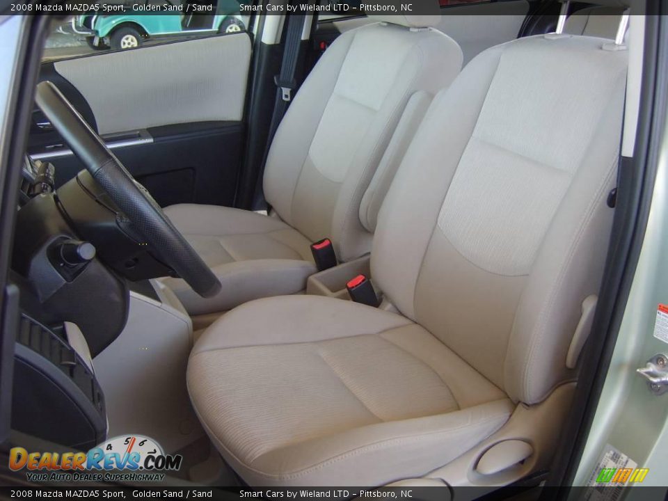 2008 Mazda MAZDA5 Sport Golden Sand / Sand Photo #14