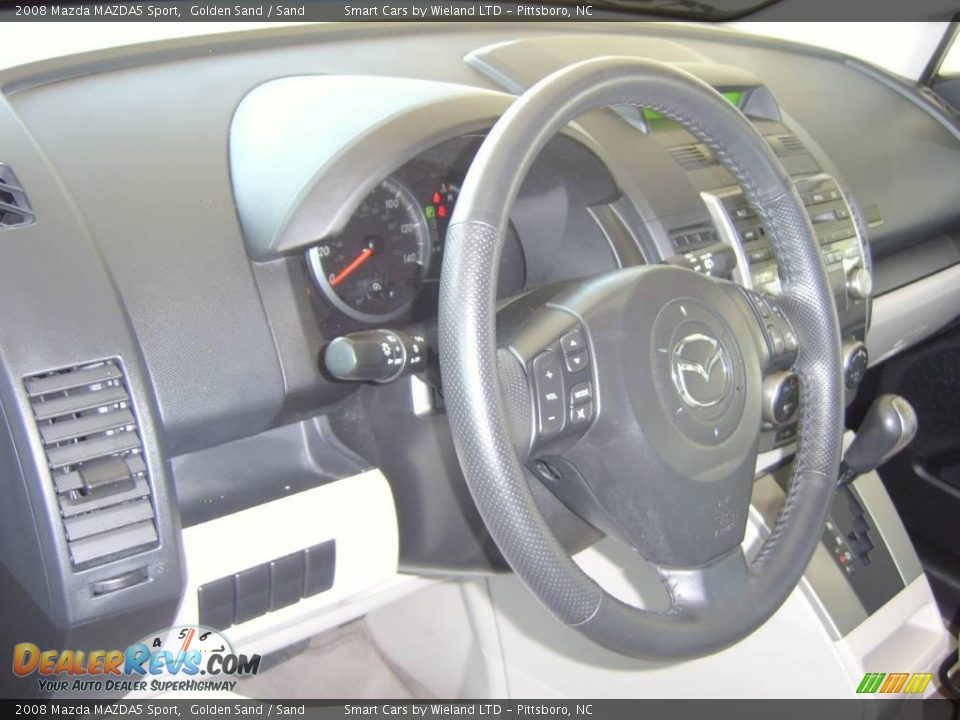 2008 Mazda MAZDA5 Sport Golden Sand / Sand Photo #21