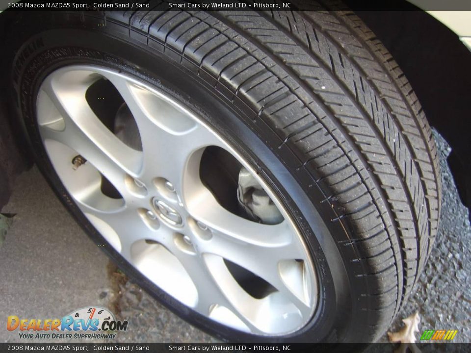 2008 Mazda MAZDA5 Sport Golden Sand / Sand Photo #22