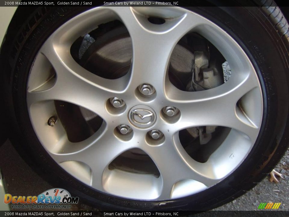 2008 Mazda MAZDA5 Sport Golden Sand / Sand Photo #23