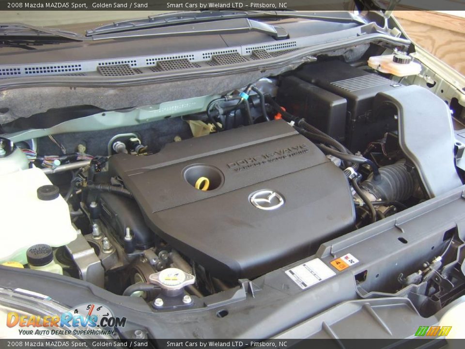 2008 Mazda MAZDA5 Sport Golden Sand / Sand Photo #24