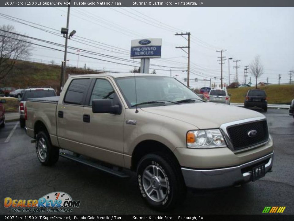 2007 Ford F150 XLT SuperCrew 4x4 Pueblo Gold Metallic / Tan Photo #1