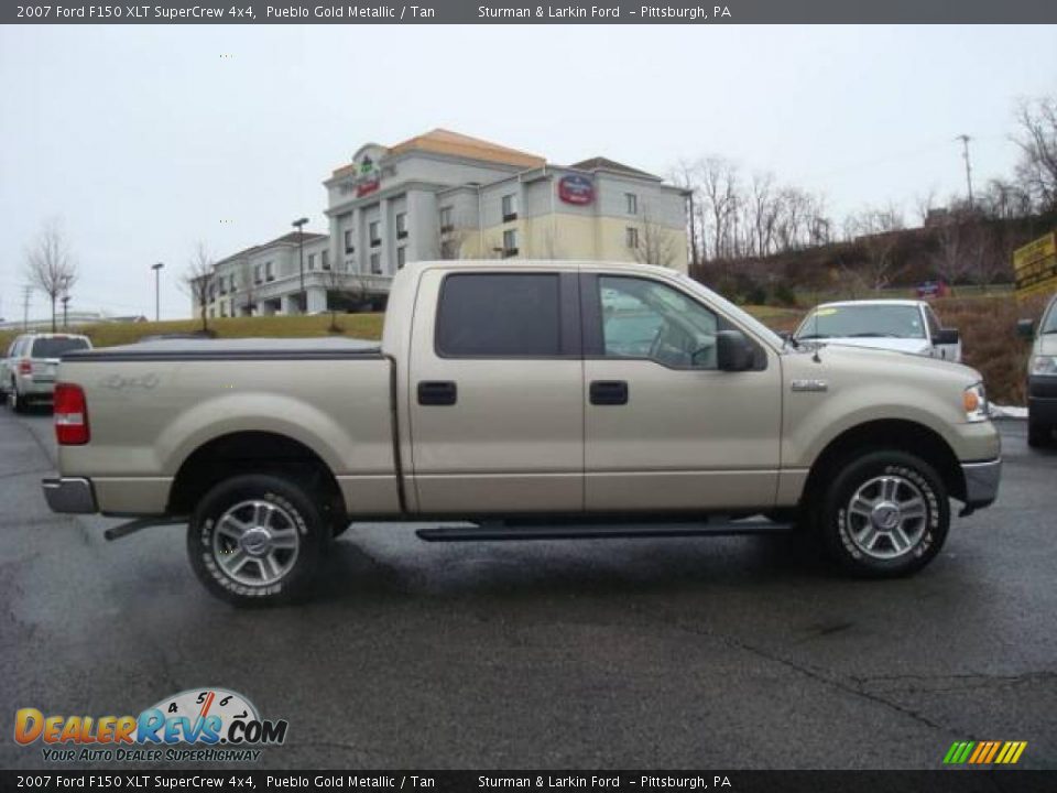 2007 Ford F150 XLT SuperCrew 4x4 Pueblo Gold Metallic / Tan Photo #2