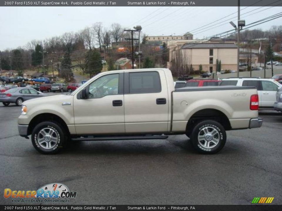 2007 Ford F150 XLT SuperCrew 4x4 Pueblo Gold Metallic / Tan Photo #6