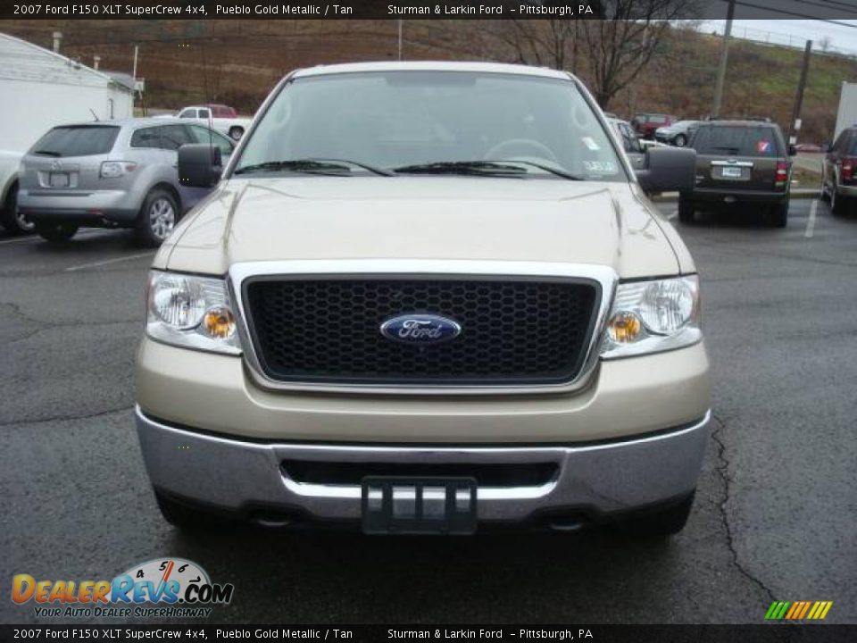 2007 Ford F150 XLT SuperCrew 4x4 Pueblo Gold Metallic / Tan Photo #8