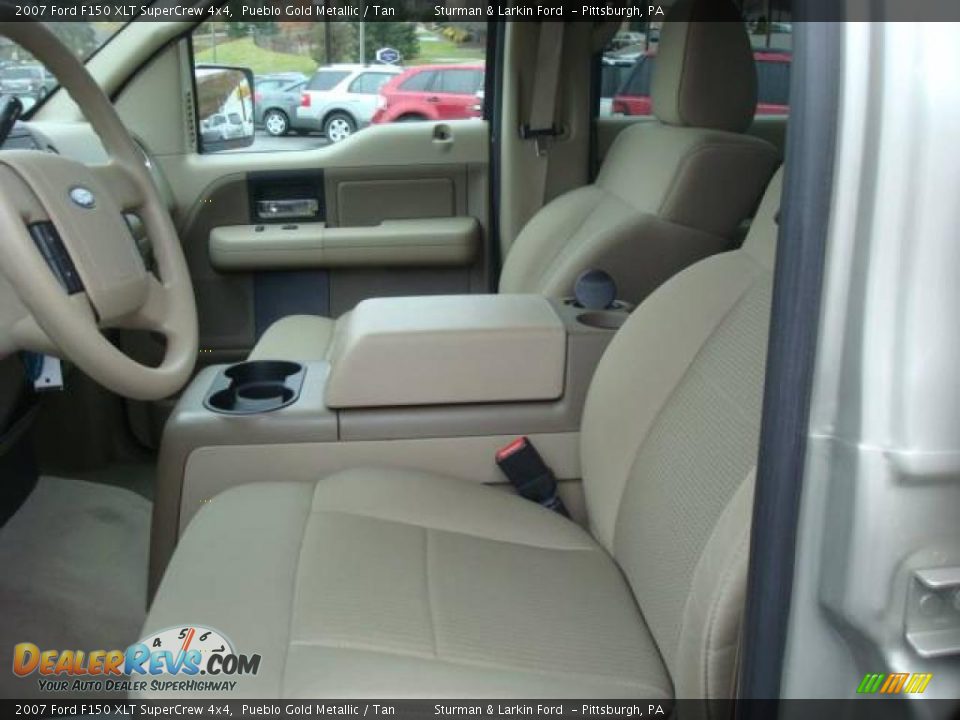 2007 Ford F150 XLT SuperCrew 4x4 Pueblo Gold Metallic / Tan Photo #10