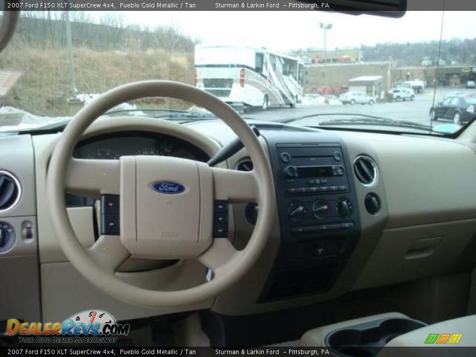 2007 Ford F150 XLT SuperCrew 4x4 Pueblo Gold Metallic / Tan Photo #12