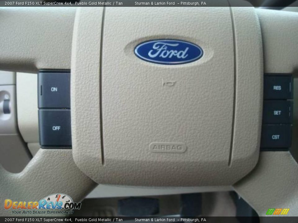 2007 Ford F150 XLT SuperCrew 4x4 Pueblo Gold Metallic / Tan Photo #15