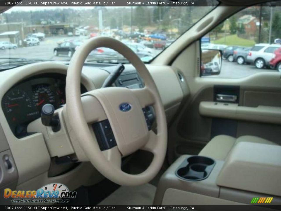 2007 Ford F150 XLT SuperCrew 4x4 Pueblo Gold Metallic / Tan Photo #16