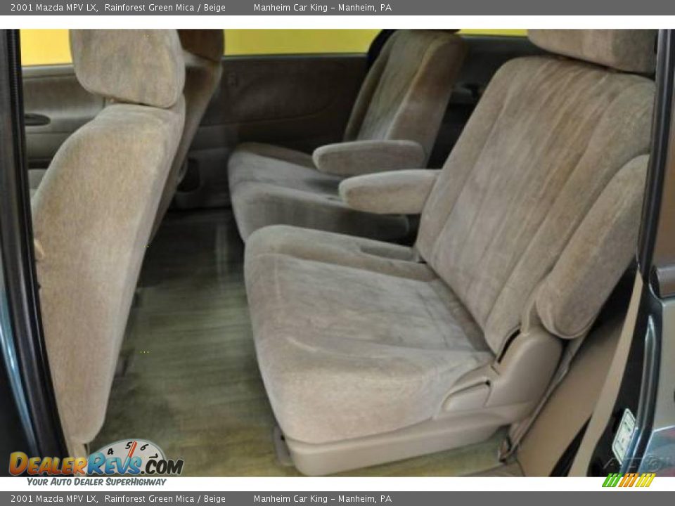 2001 Mazda MPV LX Rainforest Green Mica / Beige Photo #9