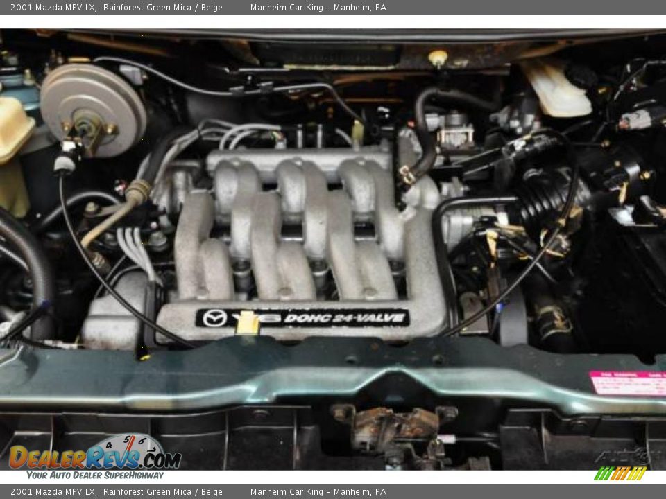 2001 Mazda MPV LX Rainforest Green Mica / Beige Photo #20