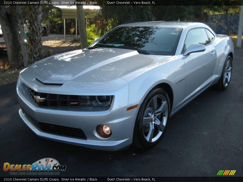 2010 Chevrolet Camaro SS/RS Coupe Silver Ice Metallic / Black Photo #1