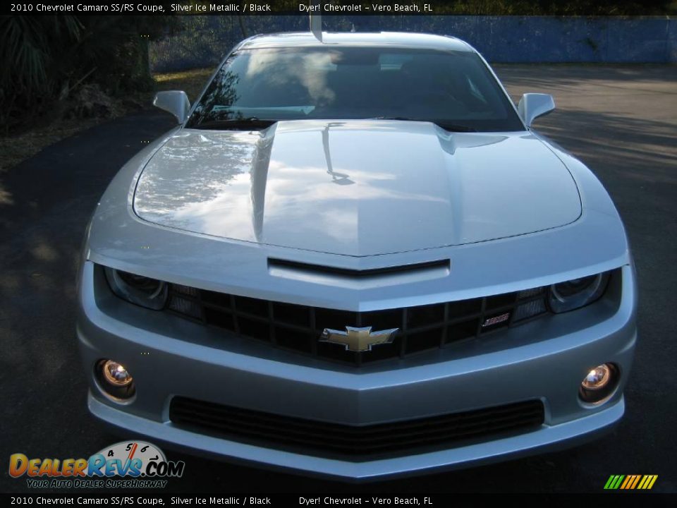 2010 Chevrolet Camaro SS/RS Coupe Silver Ice Metallic / Black Photo #3