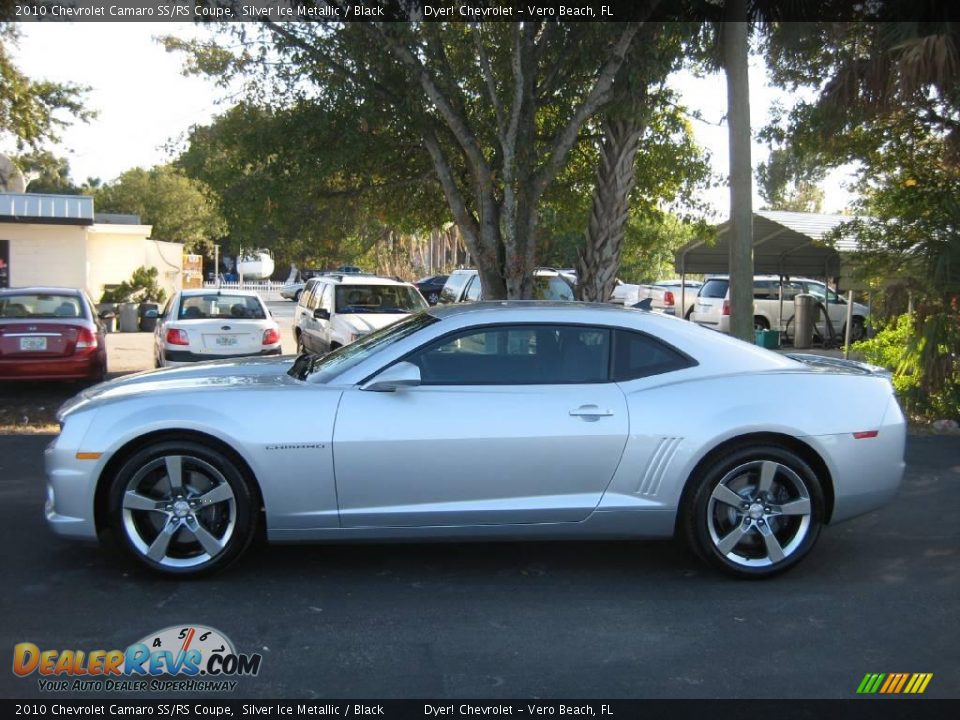 2010 Chevrolet Camaro SS/RS Coupe Silver Ice Metallic / Black Photo #4