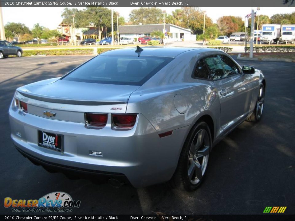 2010 Chevrolet Camaro SS/RS Coupe Silver Ice Metallic / Black Photo #7