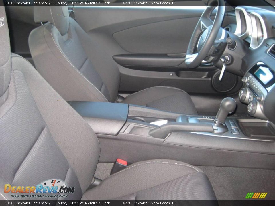 2010 Chevrolet Camaro SS/RS Coupe Silver Ice Metallic / Black Photo #9