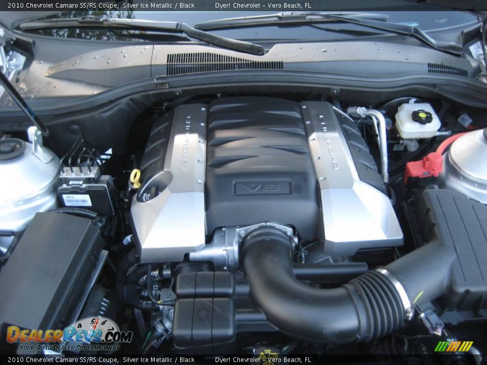 2010 Chevrolet Camaro SS/RS Coupe Silver Ice Metallic / Black Photo #14