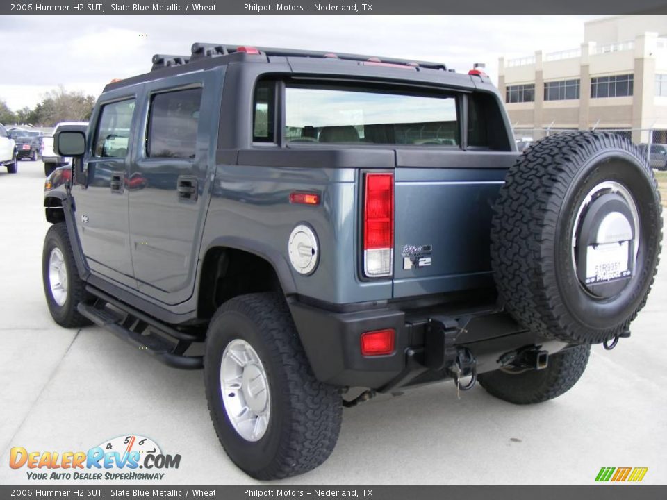 2006 Hummer H2 SUT Slate Blue Metallic / Wheat Photo #5