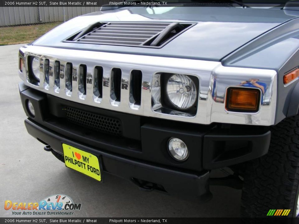 2006 Hummer H2 SUT Slate Blue Metallic / Wheat Photo #10