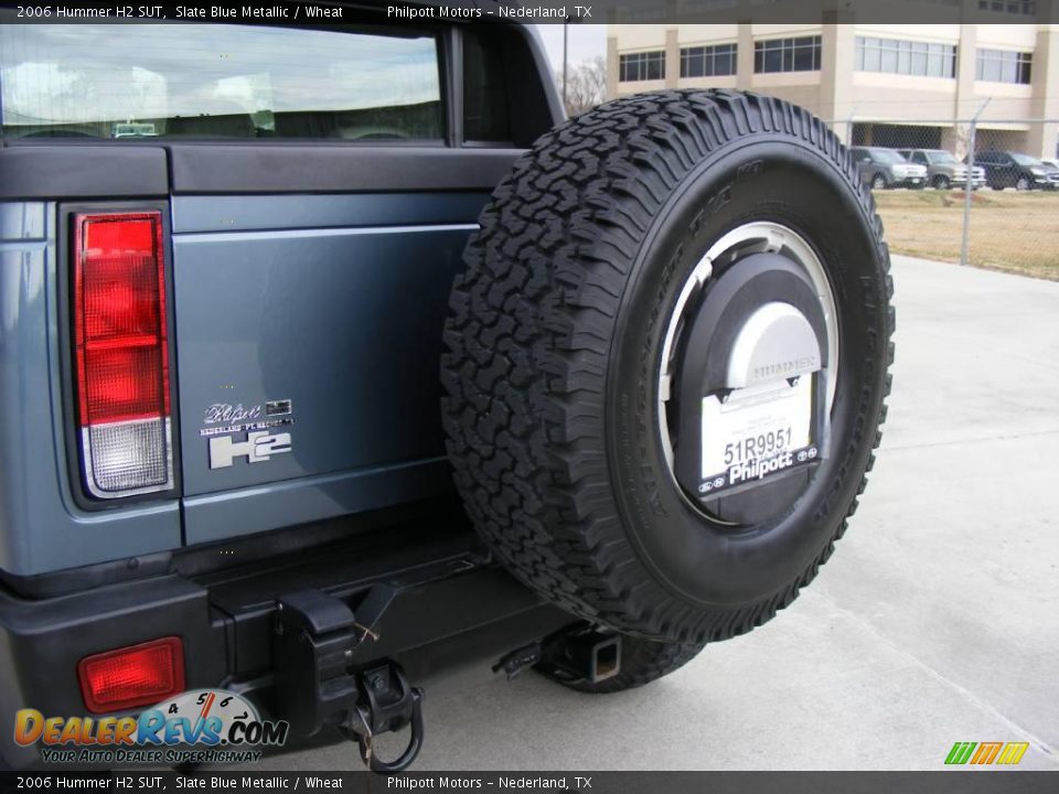 2006 Hummer H2 SUT Slate Blue Metallic / Wheat Photo #22