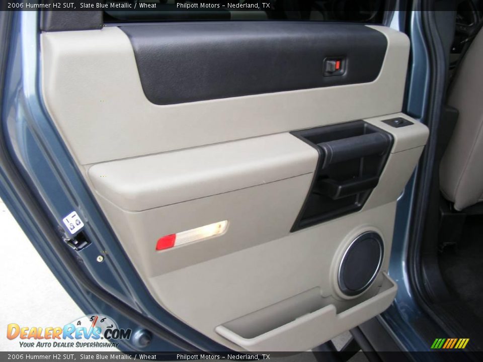 2006 Hummer H2 SUT Slate Blue Metallic / Wheat Photo #32