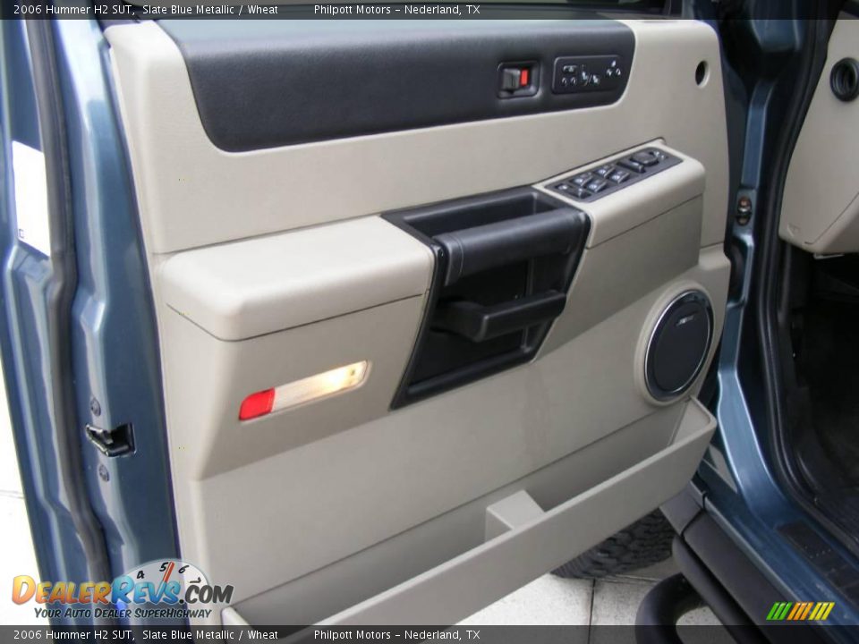 2006 Hummer H2 SUT Slate Blue Metallic / Wheat Photo #34