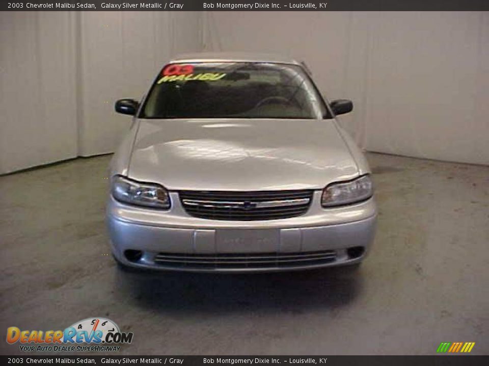 2003 Chevrolet Malibu Sedan Galaxy Silver Metallic / Gray Photo #2