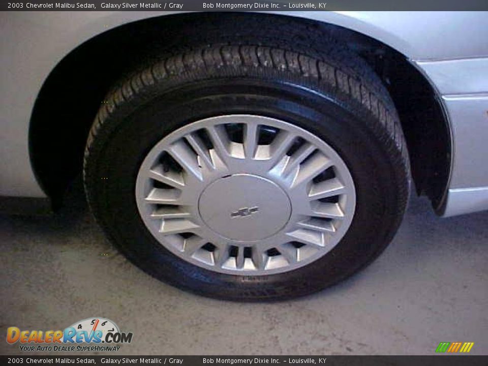 2003 Chevrolet Malibu Sedan Galaxy Silver Metallic / Gray Photo #4