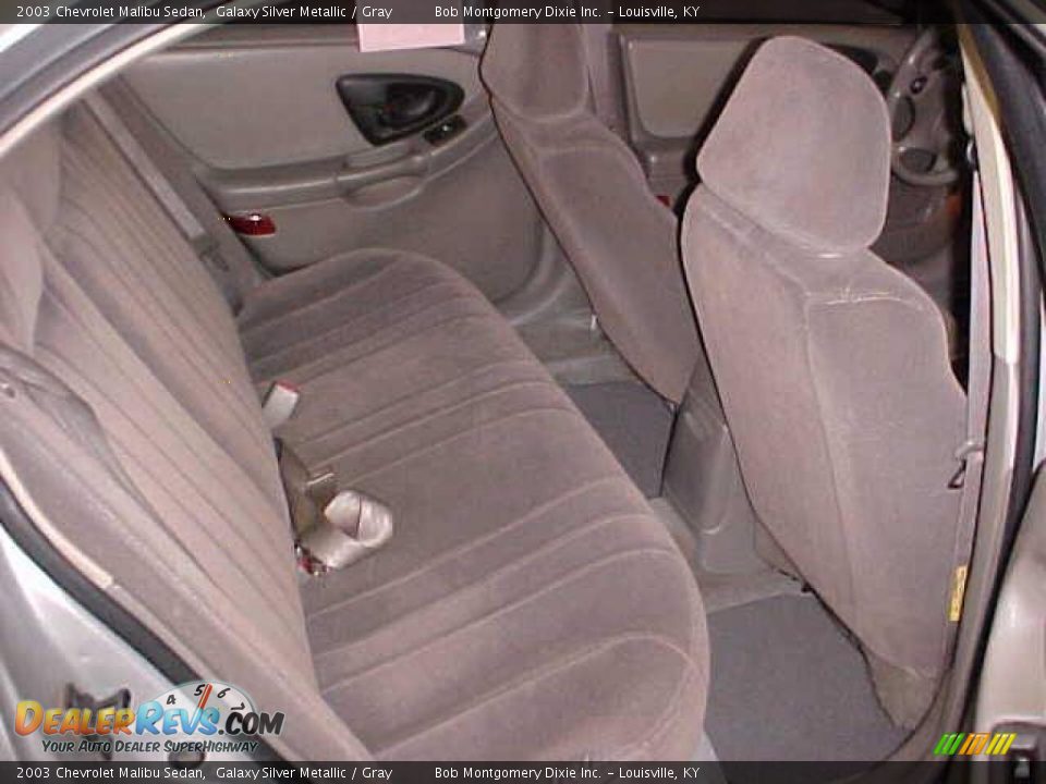 2003 Chevrolet Malibu Sedan Galaxy Silver Metallic / Gray Photo #9