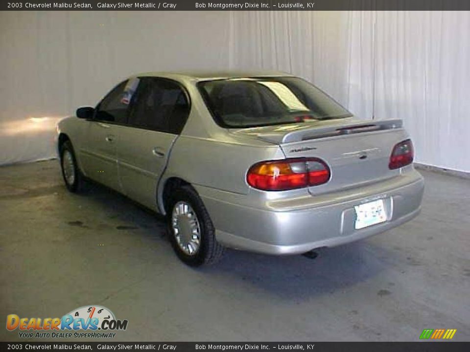 2003 Chevrolet Malibu Sedan Galaxy Silver Metallic / Gray Photo #19