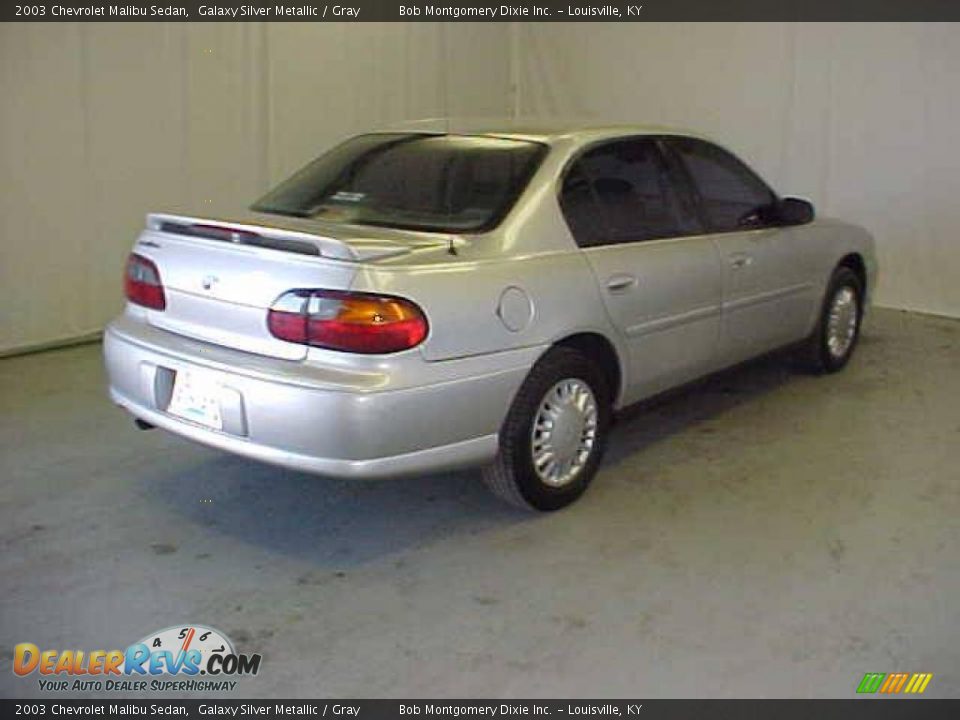 2003 Chevrolet Malibu Sedan Galaxy Silver Metallic / Gray Photo #20