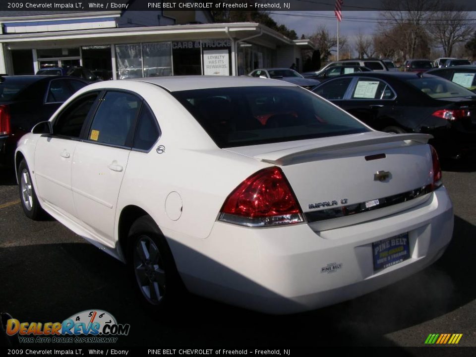 2009 Chevrolet Impala LT White / Ebony Photo #4