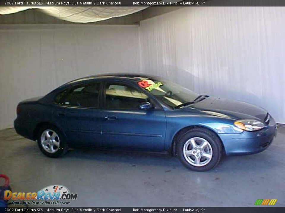 2002 Ford Taurus SES Medium Royal Blue Metallic / Dark Charcoal Photo #3