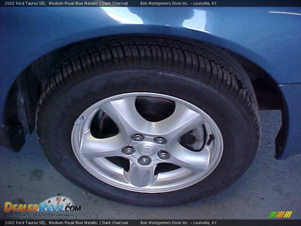2002 Ford Taurus SES Medium Royal Blue Metallic / Dark Charcoal Photo #4
