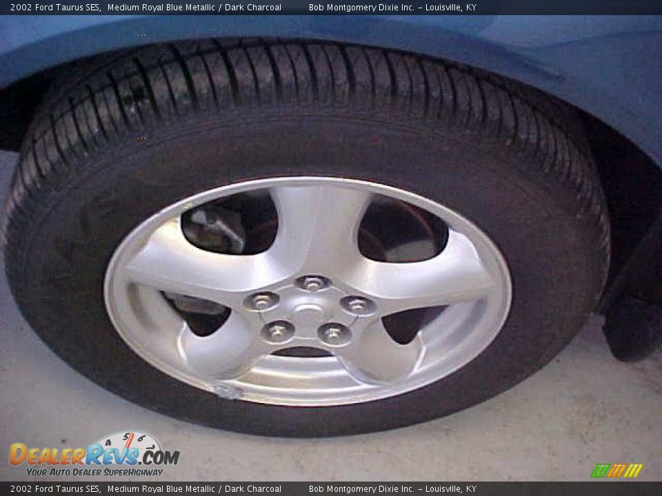 2002 Ford Taurus SES Medium Royal Blue Metallic / Dark Charcoal Photo #7