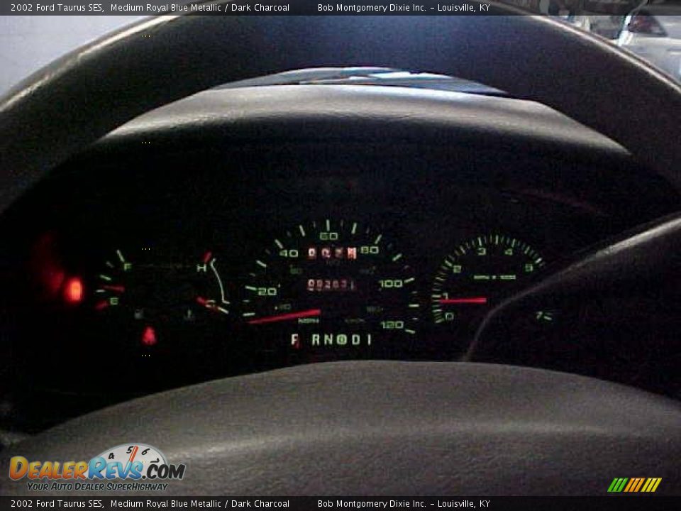 2002 Ford Taurus SES Medium Royal Blue Metallic / Dark Charcoal Photo #12