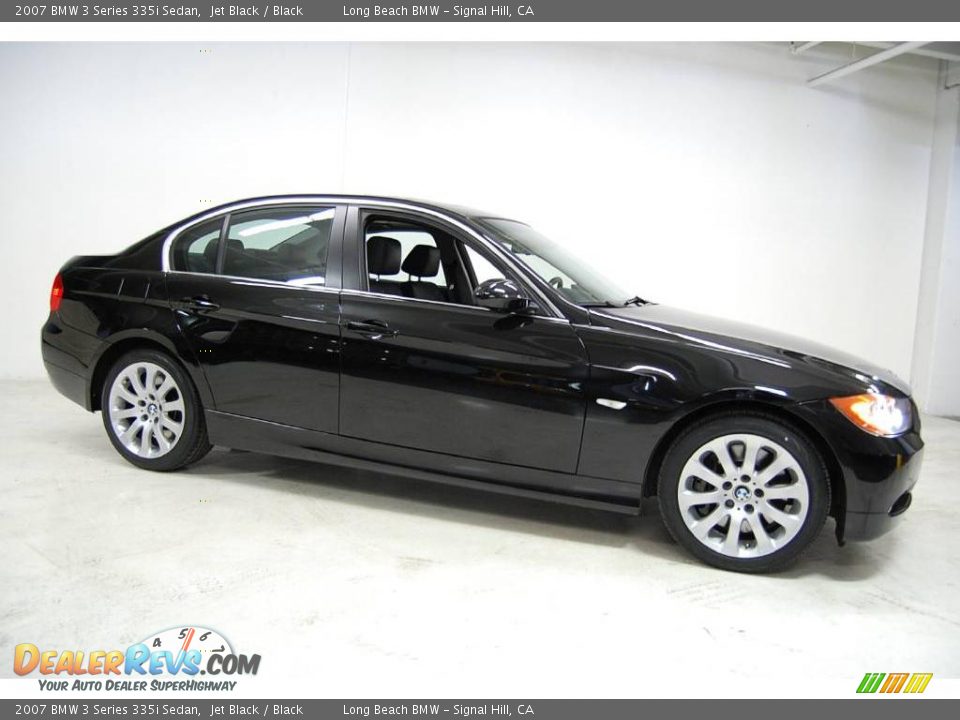 2007 BMW 3 Series 335i Sedan Jet Black / Black Photo #2