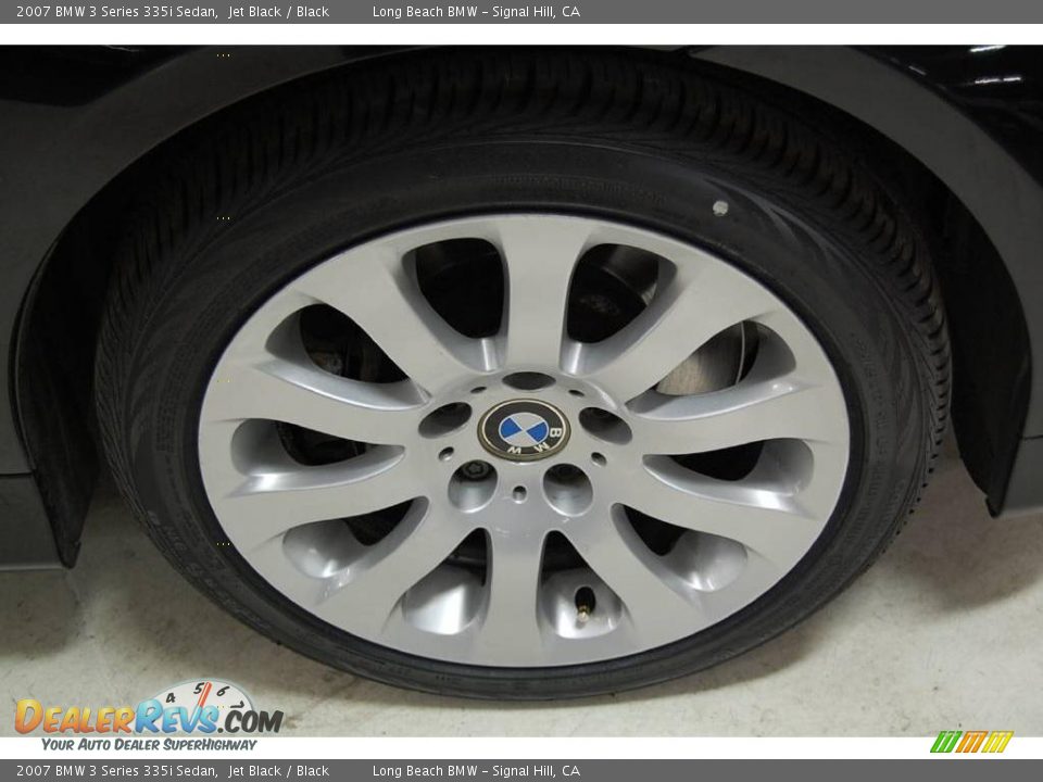 2007 BMW 3 Series 335i Sedan Jet Black / Black Photo #3