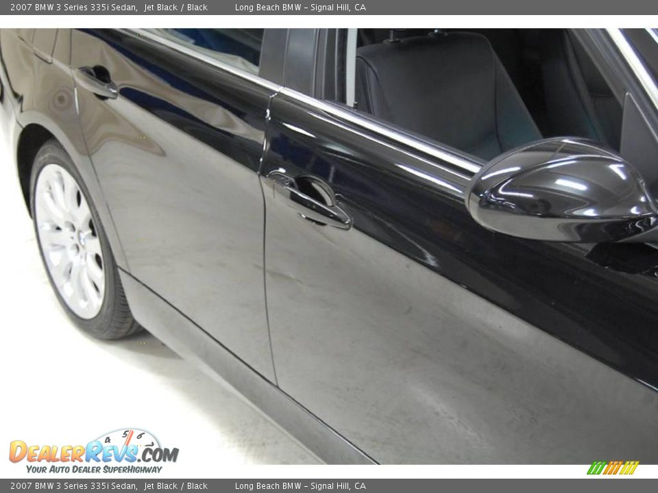 2007 BMW 3 Series 335i Sedan Jet Black / Black Photo #4